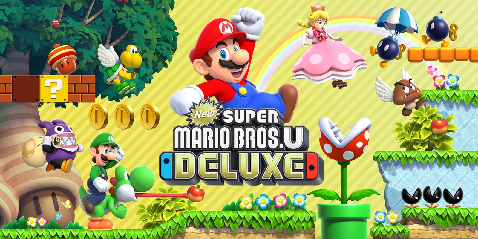 Sorties jeux janvier 2019 New Super Mario Bros U Deluxe 1