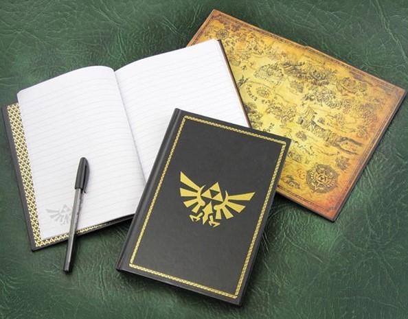 carnet hyrule zelda cadeau shi fu geek