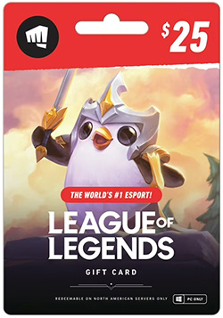 carte cadeau league of legends