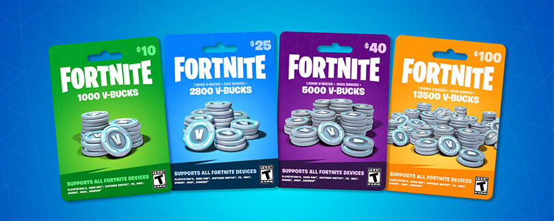 cartes v-bucks