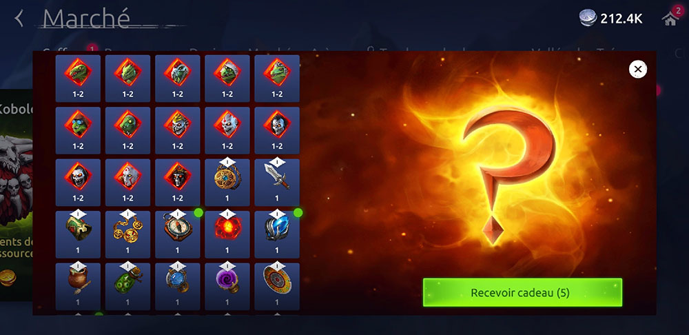 coffre gratuit age of magic