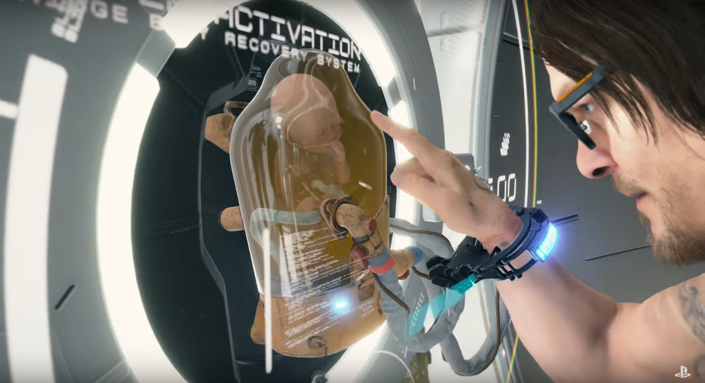 death stranding norman reedus bridge baby