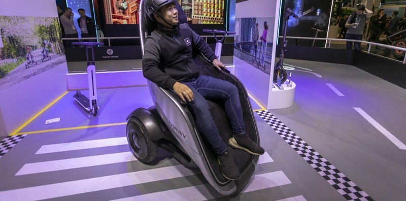 Photo du fauteuil gyropode CES 2020