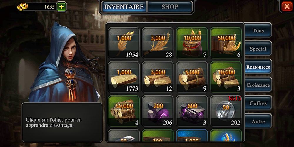 inventaire ressources koa