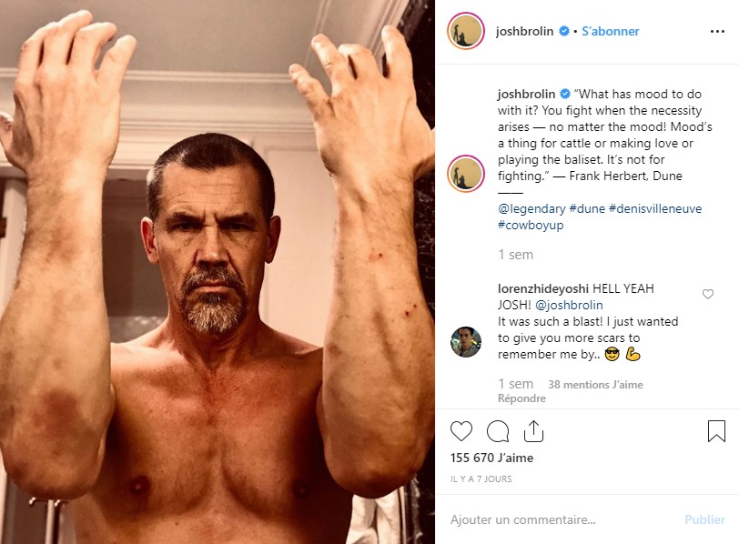 josh brolin film dune entrainement gurney halleck acteur
