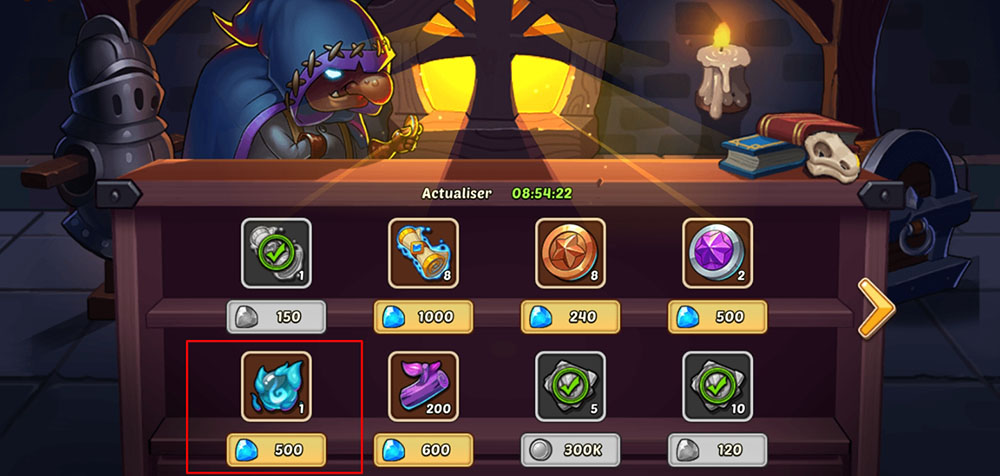 trouver obtenir orbes prophète idle heroes