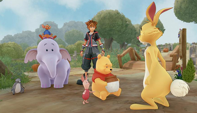 winnie foret mondes kingdom hearts 3kh